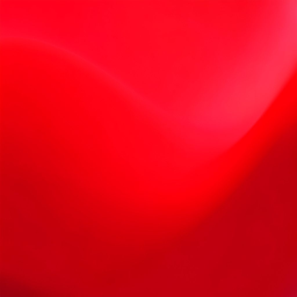 Abstract geometric composition in deep red and maroon tones with soft rounded shapes, conveying warmth and creative energy